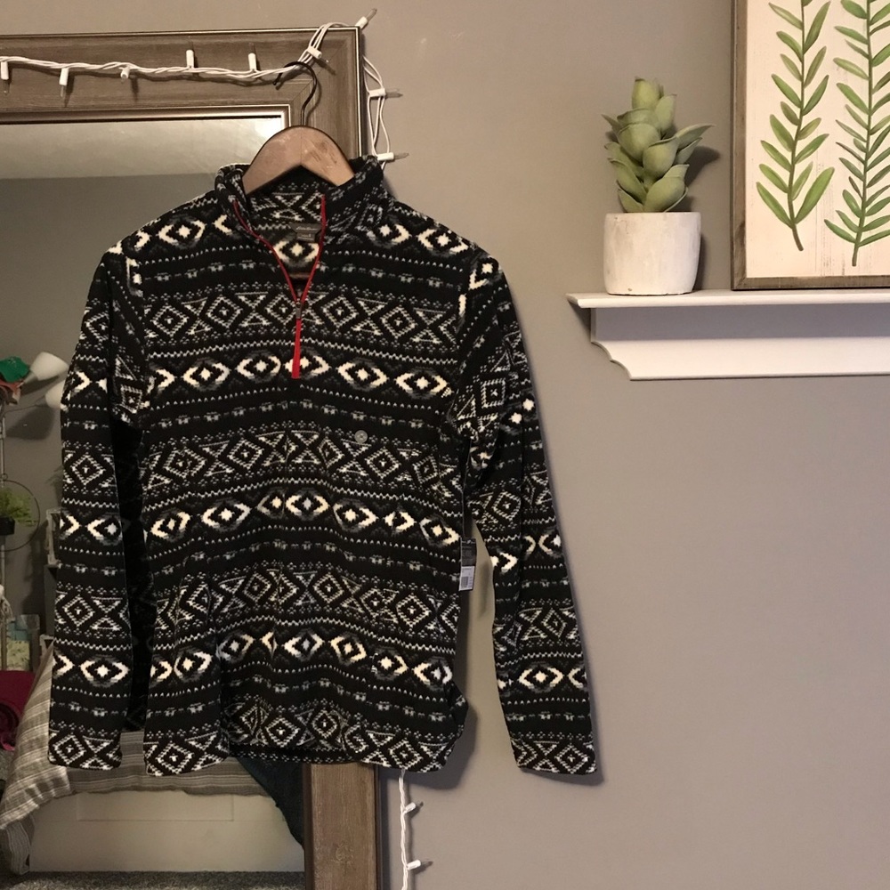 NWT Eddie Bauer Fleece Half-zip